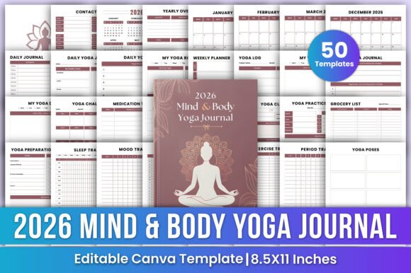 2026 Mind Body Yoga Journal: A Strategic Tool for Intentional Wellness Planning