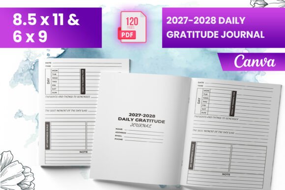 2027-2028 Daily Gratitude Journal KDP: A Practical Tool for Two Years of Intentional Living
