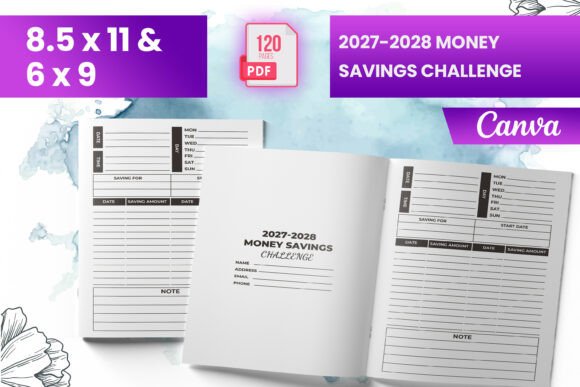 2027-2028 Money Savings Challenge KDP: A Complete Guide to Digital Planners and Canva Templates
