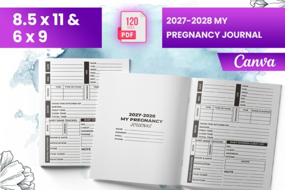 2027-2028 My Pregnancy Journal KDP: A Practical Guide for Expectant Parents