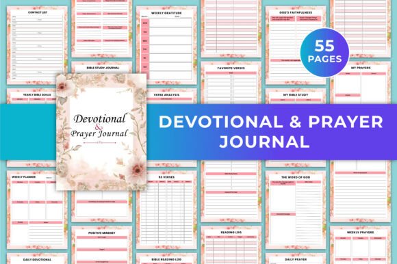 Building a Deeper Spiritual Practice with the Devotional Prayer Journal Canva KDP Template