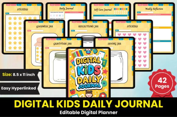 Digital Kids Daily Journal: A Versatile Tool for Creative Reflection and Growth