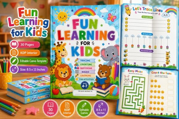 Fun Learning for Kids – Engaging Activity Planner for Ages 4–7