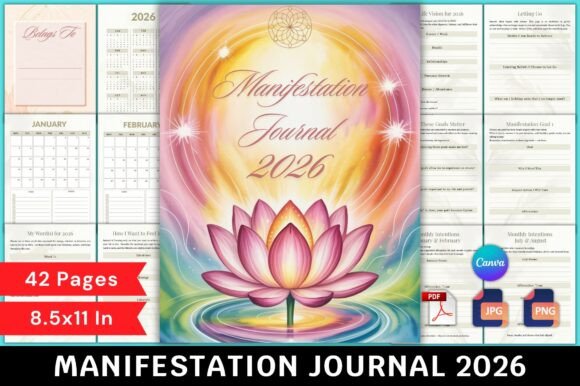 Manifestation Journal 2026 Editable: A Practical Guide to Intentional Planning and Inner Alignment