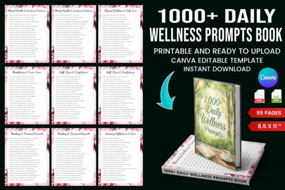 The 1000 Daily Wellness Prompts Planner: Your Companion for Intentional Living