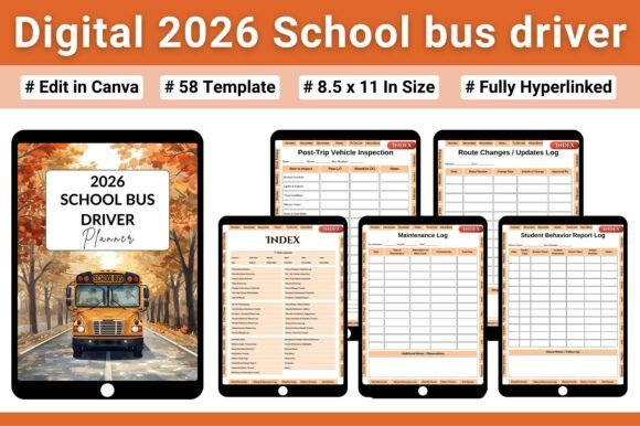 The Digital 2026 School Bus Driver Template: Your Complete Guide to Organized, Compliant, and Stress-Free Routes