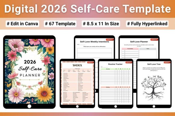 The Digital 2026 Self-Care Template Is Your Wellness Companion for the Year Ahead