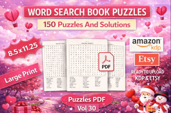 Word Search Large Font – 150 Puzzles