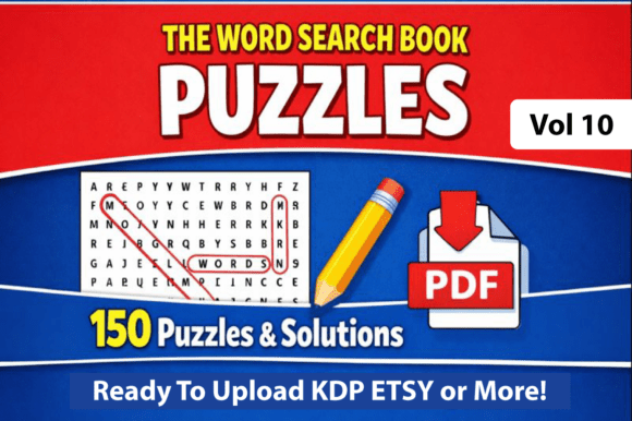 Word Search Puzzles for Adults - Vol 10